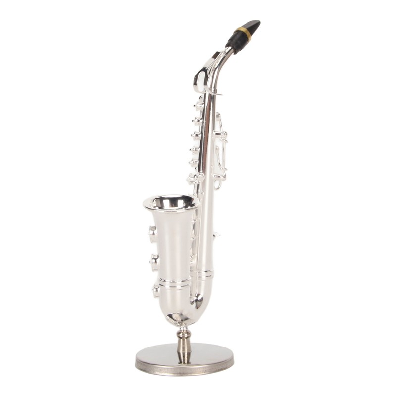 Miniature Saxophone with Stand and Case Mini Musical Instrument Miniature