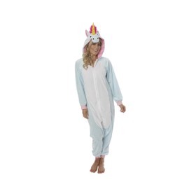 Karnival Costumes - Blue Unicorn Onesie Jumpsuit - Size M