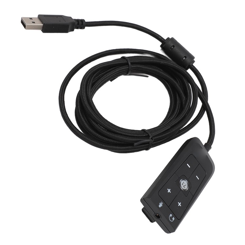 USB to 3.5mm Jack Audio Sound Card Adapter with Headphone