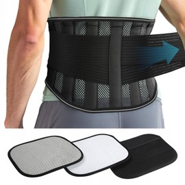 GlasFlength Unisex Gf-Black l Waist Belt, Black, L