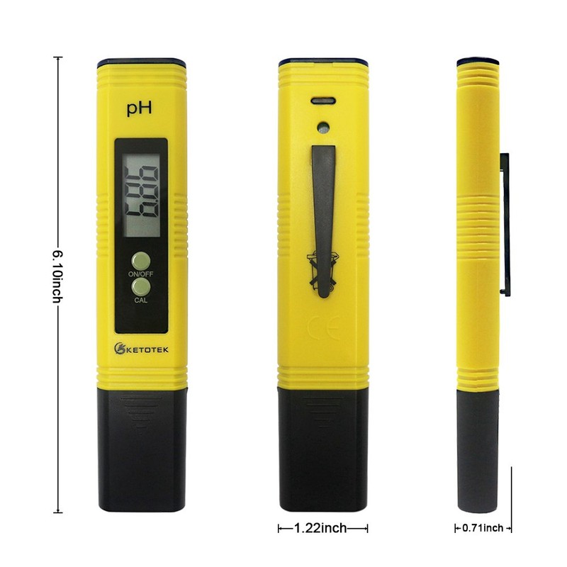 KETOTEK Digital PH Meter for Water, PH Pen Meter with