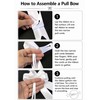 LarryRoo Wedding Car Decorating Kit – 7m Poly Ribbon with