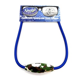 Neckz Floating Sunglass Strap For Men and Women Use while Fishing, Boating, or Swimming, Colorful Floating Bobber Sunglass Retainer (Blue/Hunter)