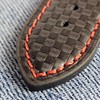 Rally Watch Strap Carbon Fiber Pattern Perforated Watch Straps in