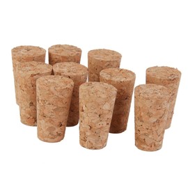 Iunipusy Pack of 10 Conical Cork Stoppers DIY Art Model Construction 22 x 17 x 35 mm