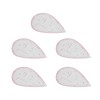 5pcs 6403 Curve Ruler Set Multifunctional Plastic Curve Pattern Ruler