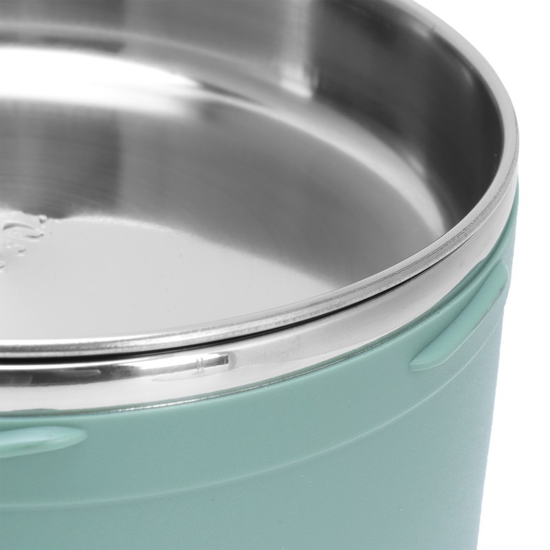 Portable Lunch Box Double Layer Thermal Noodle Bowl with Handle
