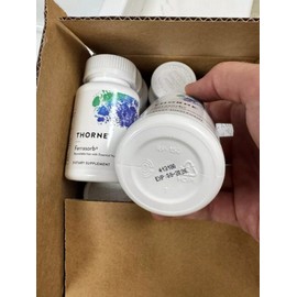THORNE Ferrasorb 36 mg Iron. Essential Nutrients 60 Capsules exp date 08/2026