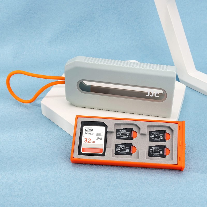 JJC Drawer SD & Micro SD Card Case 6 SD/SDHC/SDXC
