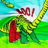 QILZO Kids Dinosaur Hooded Towel 60x60cm Beach Pool Towel Poncho