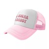 All Sugar No Daddy Trucker Hats for Women Hot Pink
