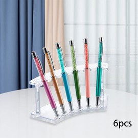 WeiLaiKeQi 6Pcs Pen Display Stand Ornament Organizer for Eyebrow Marker Countertop
