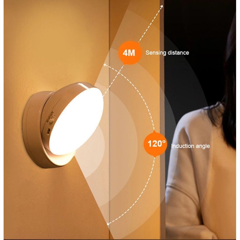 YverLand Motion Sensor Night Light (Pack of 2) Night Light