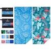 2 Pack Lightweight Thin Beach Towel Oversized 71"x32" Big Extra