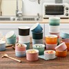 8oz Porcelain Ramekins, Henten Home Souffle Dishes Bowls for Baking,