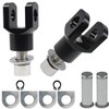amavoler Motorcycle Foot Pegs Mount Supports Footrest Mounting Clevis Hardware