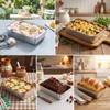PUREZON Loaf Pan, 6 PCS, 8.6 x 5.6 Inch