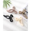 4 PCS Bow Hair Clips Bow Claw Clip for Women