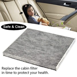 OEMASSIVE Car Pollen Cabin Air Filter Includes Activated Carbon 68223044AA K68223044AA For Chrysler 200 Jeep Cherokee KL 2.4L 2013 2014 2015 2016 2017 2018 2019