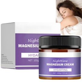 100g Magnesium Soothing Sleep Cream,Magnesium Cream for Sleep&Muscle Relief,High Strength Magnesium Butter,Topical Night Calming&Deep Relaxation,Magnesium Soothing Sleep Cre/am for Relief Legs