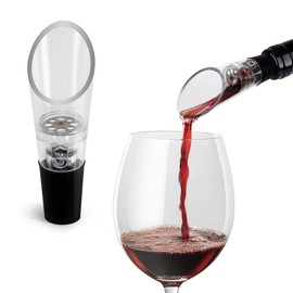 TenTen Labs Wine Aerator Pourer (2-pack) - Premium Decanter Spout - Gift Box Included