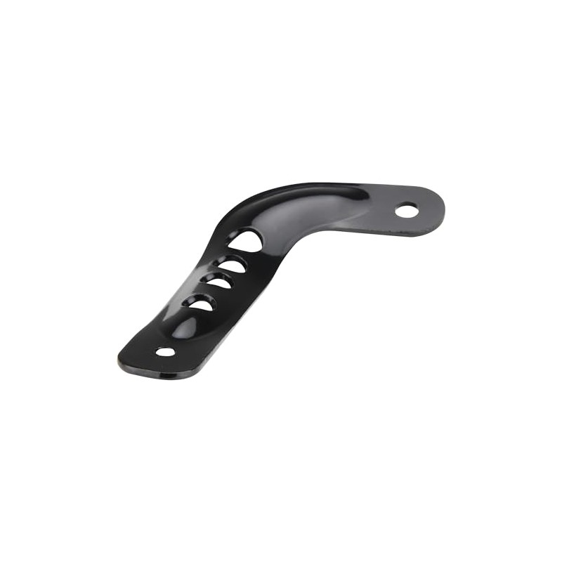 Exhaust Retaining Plate Strut Perforated Plate Short Black Compatible with
