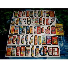 2014 Wacky Packages Series 1 Complete 55 Sticker Card Set