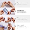 Nelikoo Semi Cured Gel Nail Strips, 20 PCS Gel Nail