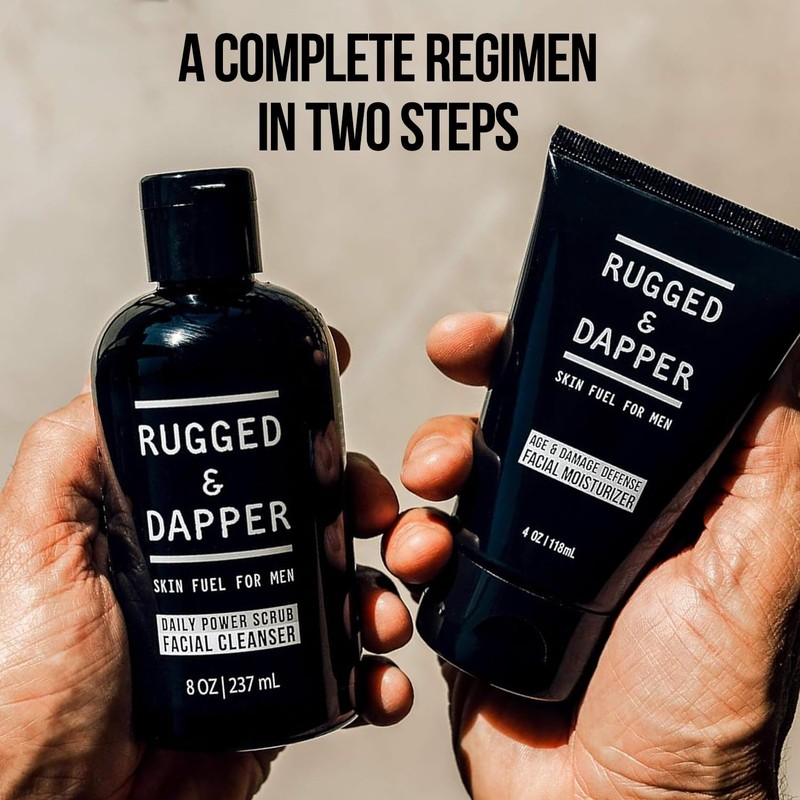 RUGGED & DAPPER Daily Duo Skincare Set for Men |