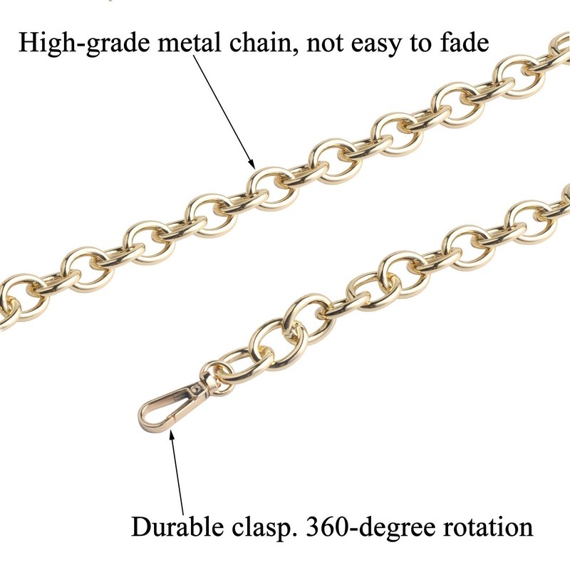 BEAULEGAN Purse Chain Handles Replacement for Handbag or Shoulder Bag