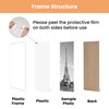 upsimples upsimples 20x30 Picture Frame White 3 Pack, Scratch-Proof Poster