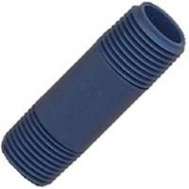 GENOVA PRODUCTS 386020Dpipe Nipple Genova Pipe Nipple, Series: 300, 1-1/4 In Nominal, Mip End, 2 In Length, Sch 80, Pvc, Astm D2467, Nsf Approved, For Sprinkler System, Chemical Processing, Industrial Plating, Chilled Water Distribution, Chemical Drainag