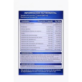 NLS ESSENTIALS | COMPLEJO B | Vitaminas B1, B2, B3, B5, B6, B7, B9, B12 I 90 Cápsulas