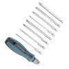 CoCud Magnetic Screwdriver Set, PH0-PH3 SL3-SL6, Phillips Slotted Screwdriver Bits