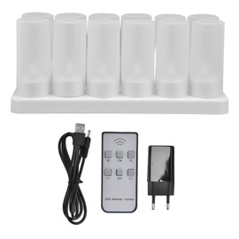 Candle Light Safe Reusable Simulated Flameless LED Candles Light for Parties Weddings Christmas 100‑240VEU Plug