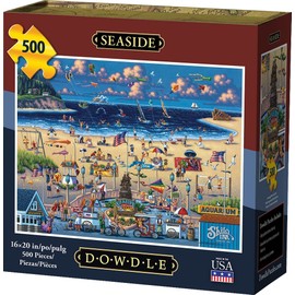 Dowdle Folk Art Jigsaw Puzzle - Seaside Oregon 500 Pc