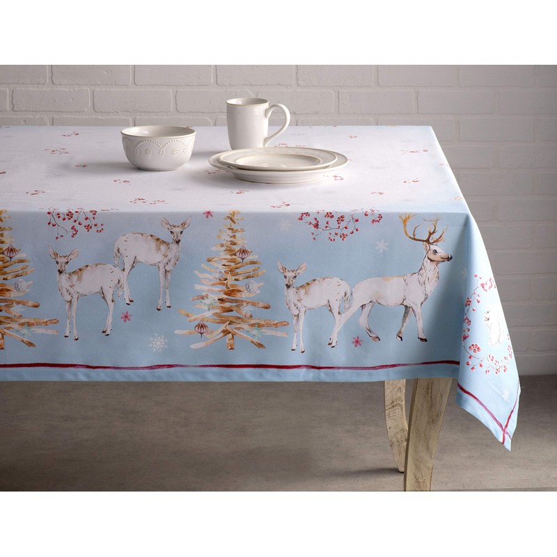 Maison d' Hermine Fairytale Forest 100% Cotton Tablecloth for the