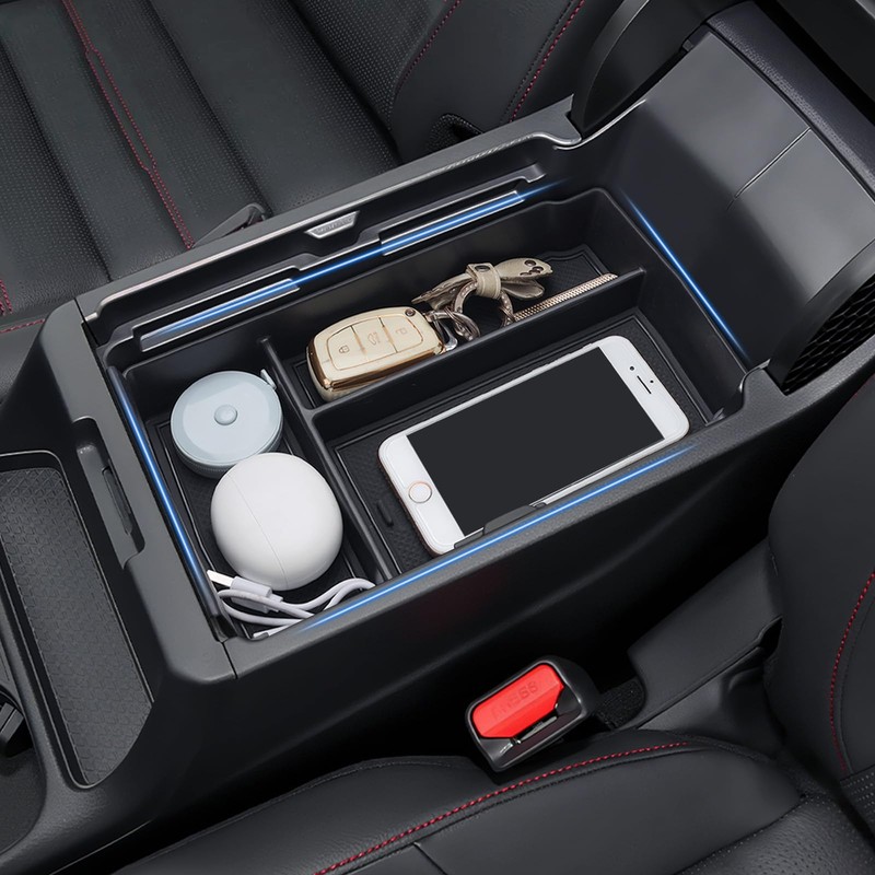 Drytuns Center Console Organizer Armrest Tray Insert Storage Box for