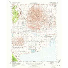 YellowMaps Litchfield CA topo map, 1:62500 Scale, 15 X 15 Minute, Historical, 1954, Updated 1972, 20.7 x 16.6 in - Paper
