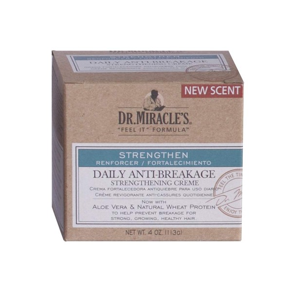 Dr. Miracles Strengthen Daily Anti-Break Strength Creme 4oz (Pack of 3)