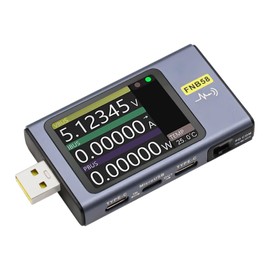ARCELI FNB58 USB Tester, Digital Voltmeter, Ammeter, Capacitance and Ripple Measurement with Bluetooth, Trigger Quick Charge Detection, 4-28V Monitoring Voltage