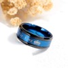 Lieson Stainless Steel Ring Engagement Ring Men and Women Partner