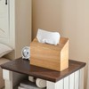 YANGQIHOME Acacia Hand Towel Box Cover Compatible with Kleenex Disposable