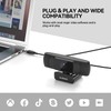 AUSDOM AF640 1080P Webcam with Microphone, 90°FOV USB PC Camera