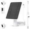 5W Solar Panel for Ring Camera, Solar Panel Charger Compatible