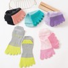 GINZIN Toe Socks Women's Trainer Socks, Breathable Five Fingers Running
