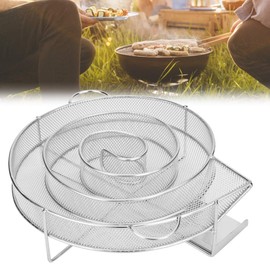 BBQ Salmon Meat Cold Smoke Generator Stainless Steel Round Safe Smoky Flavor Meat Cheese Pork Fish Turkey Cold Smoke Generator
