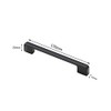 Zinc Alloy Matt Black Handle Cabinet Door Handles and Pulls