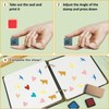 PRESSINART Wooden Heart Stamp for Crafting 1.5cm Mini Rubber Stamps