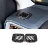 Unbranded 2PCS Carbon Fiber ABS Dashboard Air Vent Trim Cover